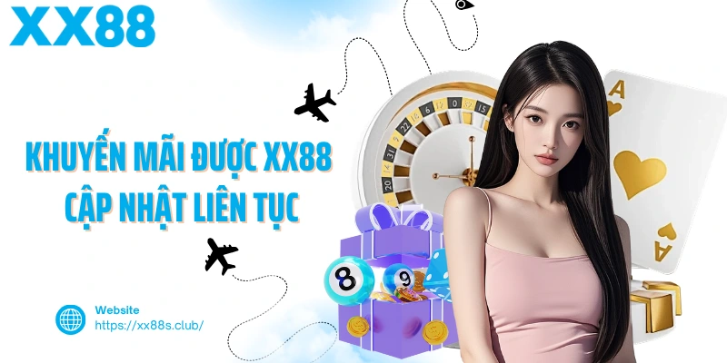 Hệ thống khuyến mãi được XX88 cập nhật liên tục